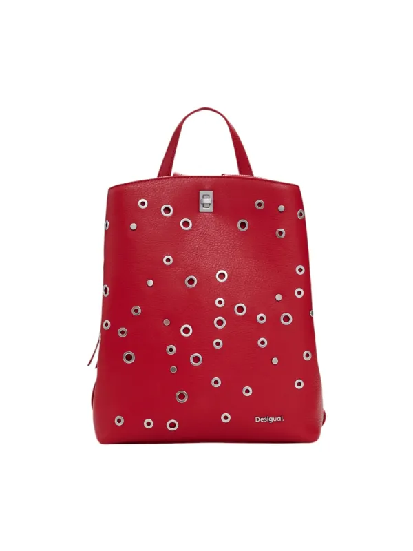 Rote Desigual Tasche mit Ösen