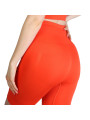 Rotes, geripptes Shaping-Unterwäsche-Minikleid