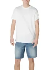 Leichte Denim-Shorts mit Used-Look