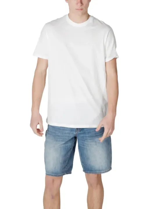Leichte Denim-Shorts mit Used-Look