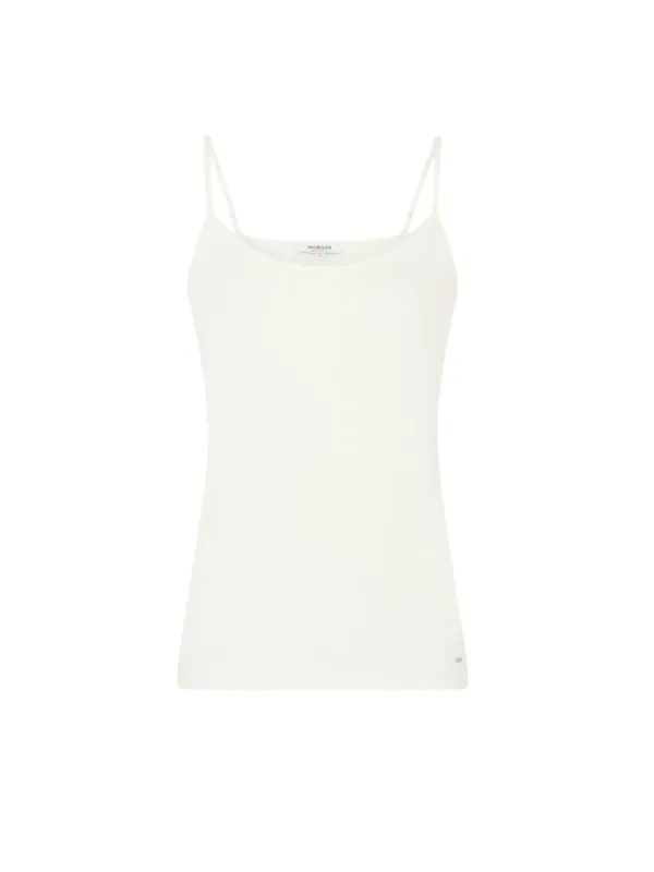 Weißes Damen-Spaghetti-Top Morgan De Toi Weißes Damen-Spaghetti-Top Morgan De Toi