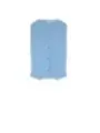 Himmelblaues ärmelloses Weste mit Revers
