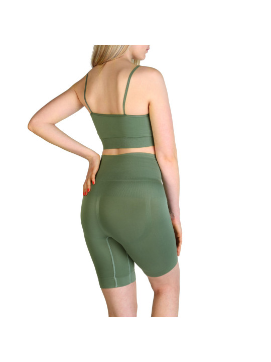 Khaki grün Shapewear Set Modell