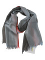 Scarves Elegant Gray Italian Cotton Scarf 150,00 € 8050246180990 | Planet-Deluxe