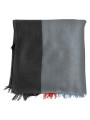 Scarves Elegant Gray Italian Cotton Scarf 150,00 € 8050246180990 | Planet-Deluxe