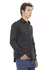 Shirts Elite Gray Slim Fit Italian Collar Shirt 190,00 € 2000049166000 | Planet-Deluxe