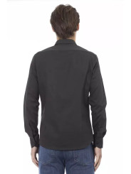 Shirts Elite Gray Slim Fit Italian Collar Shirt 190,00 € 2000049166000 | Planet-Deluxe