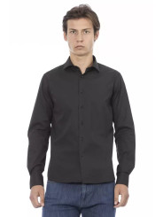 Shirts Elite Gray Slim Fit Italian Collar Shirt 190,00 € 2000049166000 | Planet-Deluxe