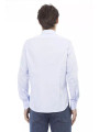 Shirts Elegant Slim Fit Light Blue Cotton Shirt 190,00 € 2000049163603 | Planet-Deluxe