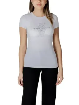 Weißes Armani Exchange Logo T-Shirt