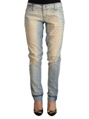 Jeans & Pants Chic Light Blue Skinny Cotton Jeans 300,00 € 8034166203564 | Planet-Deluxe
