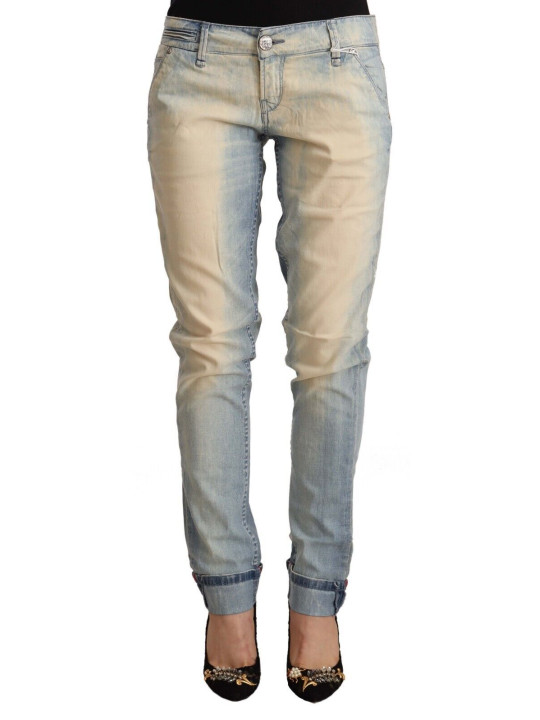 Jeans & Pants Chic Light Blue Skinny Cotton Jeans 300,00 € 8034166203564 | Planet-Deluxe