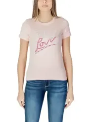 Pinke Guess Logo T-Shirt