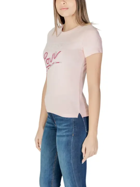 Pink „Liebe“ T-Shirt Jeans