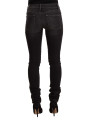 Jeans & Pants Chic Black Washed Slim Fit Mid Waist Jeans 200,00 € 8058301885200 | Planet-Deluxe