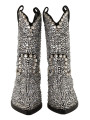 Boots Crystal-Embellished Black Suede Boots 7.000,00 € 8058301885132 | Planet-Deluxe