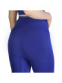 Indigoblaue, nahtlose Yoga-Leggings mit hoher Taille