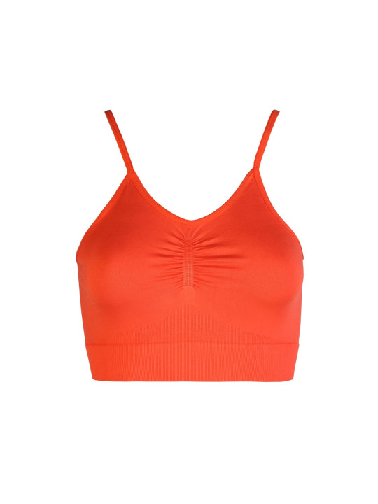 Rotes geripptes Bodyboo Camisole Top