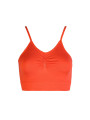 Rotes geripptes Bodyboo Camisole Top