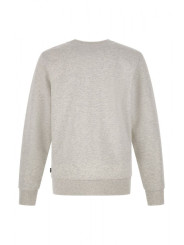 Sweaters Elegant Grey Round Neck Cotton Sweatshirt 160,00 € 9001110166 | Planet-Deluxe