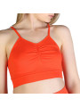 Oranges, kurzes Tanktop für Frauen