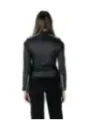 Schwarze Blauer Jacke mit Reißverschluss