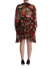 Dresses Floral Silk Mini Knee High Dress 3.600,00 € 8050249424756 | Planet-Deluxe