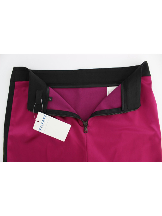 Skirts Elegant Pencil Skirt in Black and Pink 300,00 € 8033835792040 | Planet-Deluxe