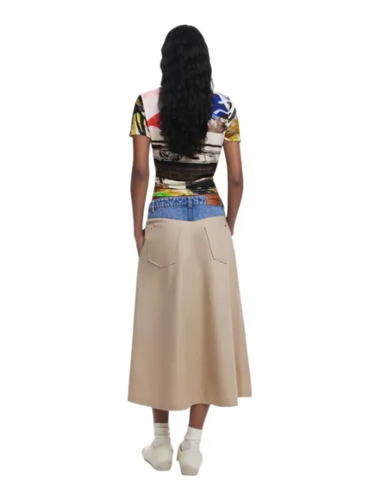 Desigual Denim Rock, hoher Bund