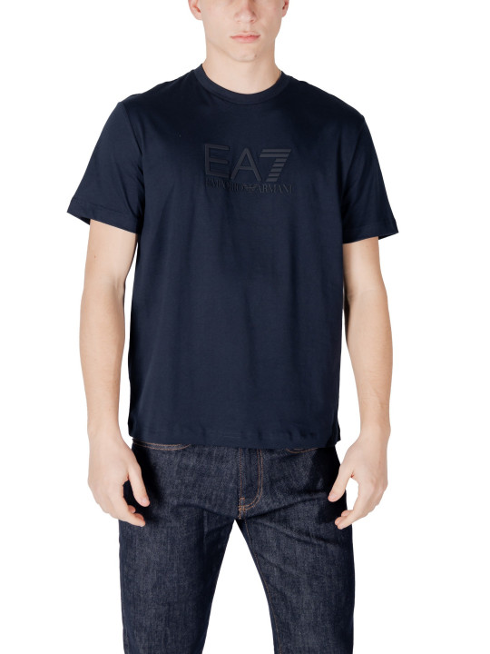 Navy EA7 Armani Logo T-Shirt