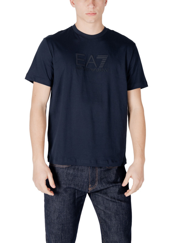 Navy EA7 Armani Logo T-Shirt Navy EA7 Armani Logo T-Shirt