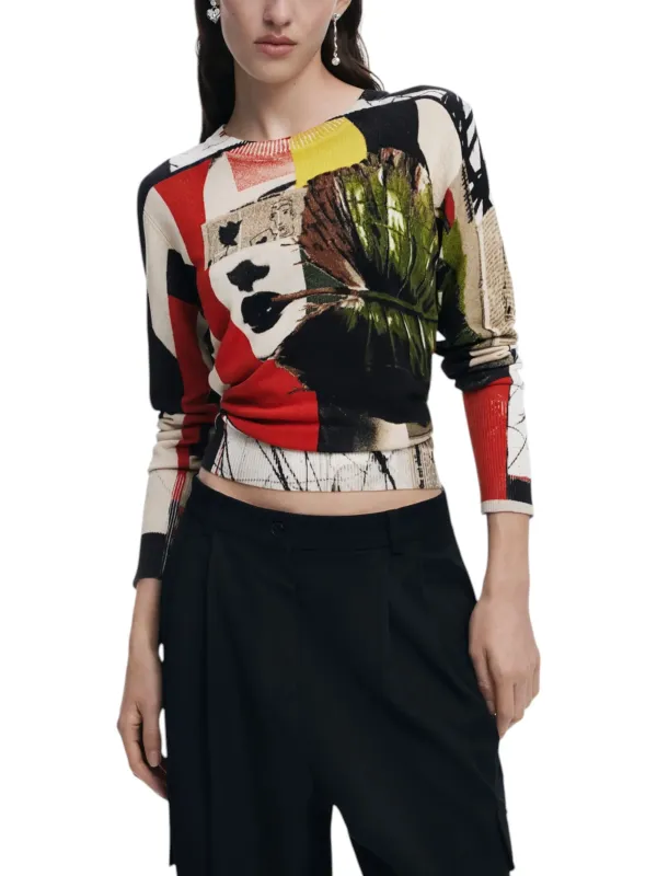 Desigual Grafikdruck Damenoberteil