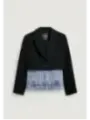 Schwarzer Cropped Desigual Blazer