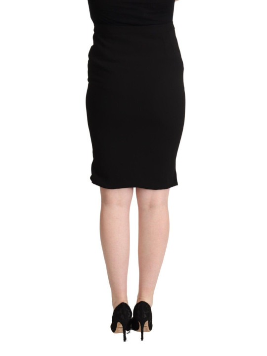 Skirts Chic High Waist Pencil Skirt in Black 800,00 € 8056454850427 | Planet-Deluxe