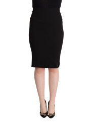 Skirts Chic High Waist Pencil Skirt in Black 800,00 € 8056454850427 | Planet-Deluxe