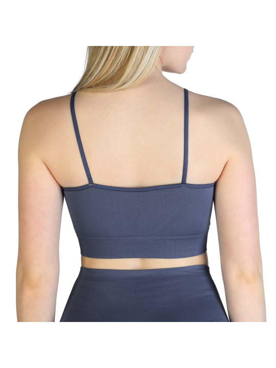 Navy blauer Longline Sport-BH
