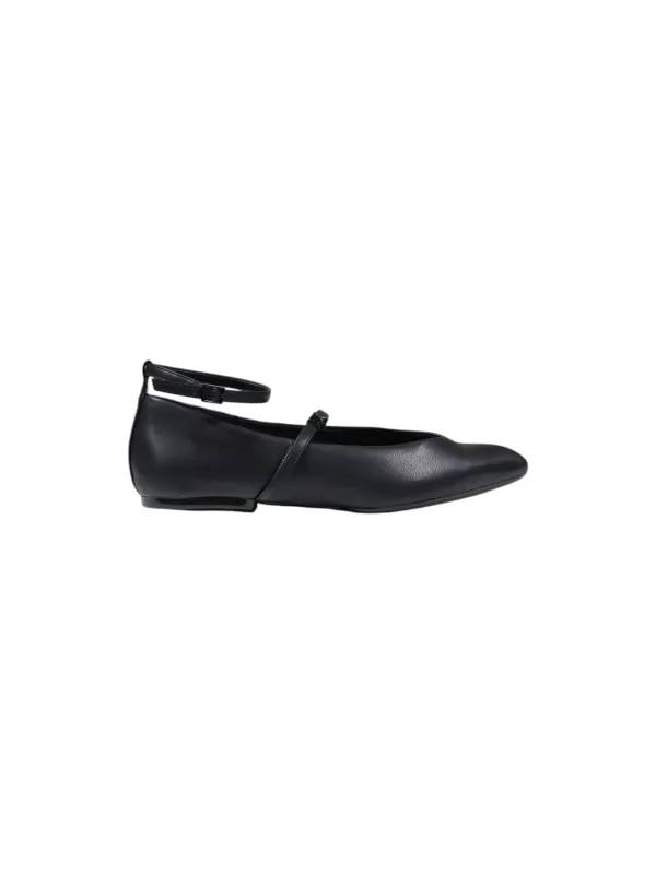 Schwarze Armani Exchange Mary Jane Schuhe