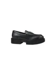 Chunky-sohlige braune Leder Slipper