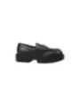 Chunky-sohlige braune Leder Slipper