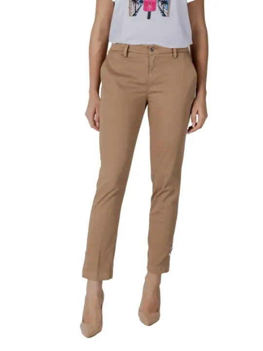 Liu Jo cropped Hosen beige