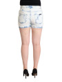 Shorts Chic White Denim Mid-Waisted Shorts 500,00 € 8054802887514 | Planet-Deluxe
