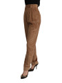 Jeans & Pants Elegant High-Waisted Tapered Corduroy Pants 1.700,00 € 8057155214761 | Planet-Deluxe