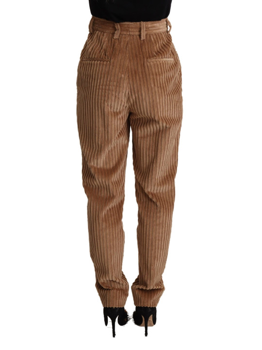 Jeans & Pants Elegant High-Waisted Tapered Corduroy Pants 1.700,00 € 8057155214761 | Planet-Deluxe