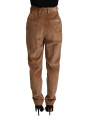 Jeans & Pants Elegant High-Waisted Tapered Corduroy Pants 1.700,00 € 8057155214761 | Planet-Deluxe