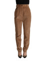 Jeans & Pants Elegant High-Waisted Tapered Corduroy Pants 1.700,00 € 8057155214761 | Planet-Deluxe