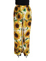 Jeans & Pants Elegant Sunflower Wide Leg Pants 1.700,00 € 8059579237944 | Planet-Deluxe
