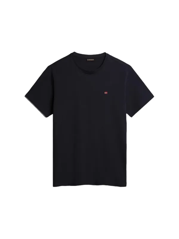 Schwarzes Napapijri Cropped Baumwoll-T-Shirt Schwarzes Napapijri Cropped Baumwoll-T-Shirt