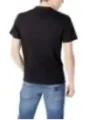 Schwarzes Napapijri Herren Grafik T-Shirt