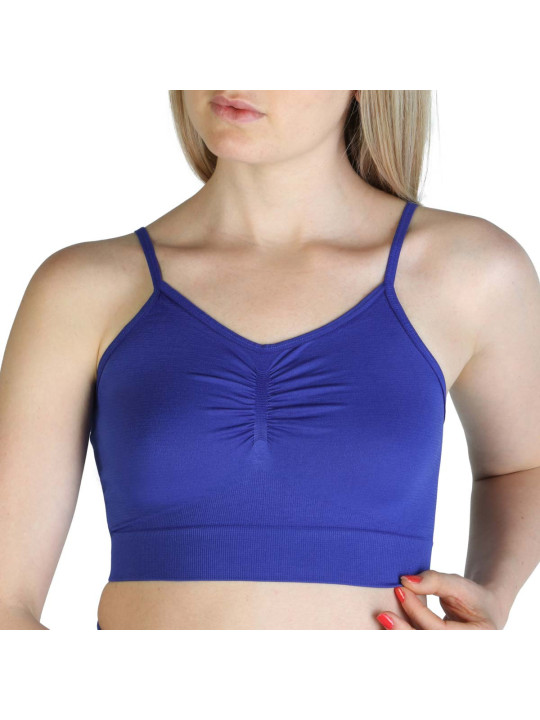 Indigo blauer Sport-BH für Frauen