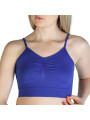 Indigo blauer Sport-BH für Frauen